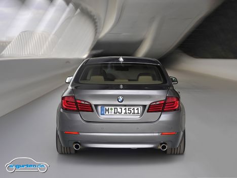 BMW 5er Limousine 2010 - Heckansicht