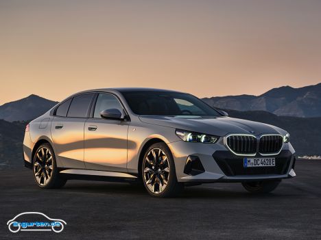 Die neue BMW 5er Limousine 2023 - Frontansicht