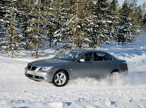 BMW 5er Reihe im Wintereinsatz