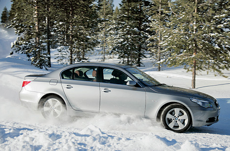 BMW 5er Reihe im Wintereinsatz