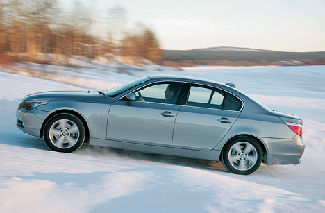 BMW 5er Reihe im Wintereinsatz