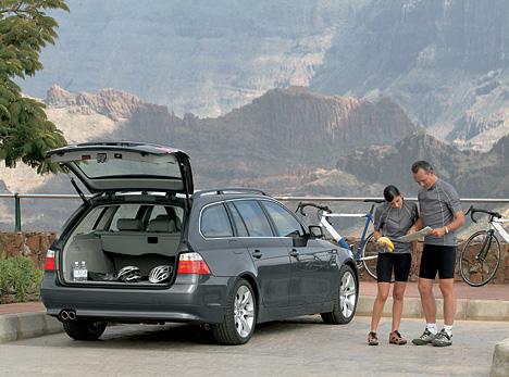 Ideal ist der 5er Touring für den sportlichen Einsatz