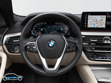 BMW 5er Touring Facelift 2020 - Cockpit