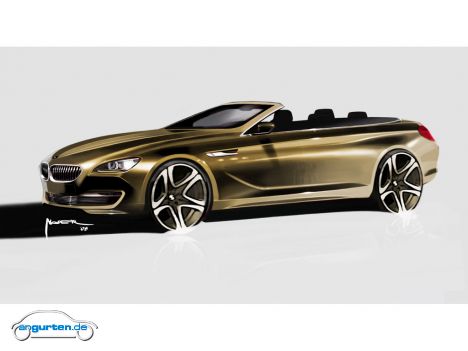 BMW 6er Cabrio - Designskizze
