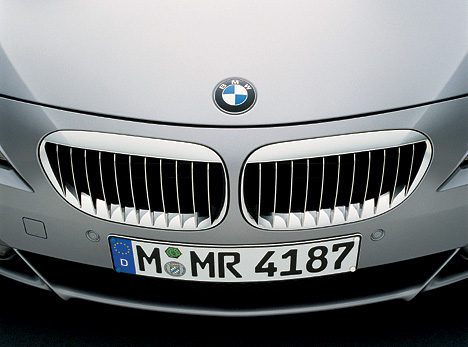 Große Nieren zieren die Front der BMW 6er Reihe