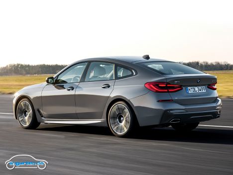 BMW 6er GT Facelift 2020 - Die Front wird deutlich, das Heck in Details überarbeitet.