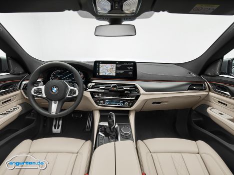 BMW 6er GT Facelift 2020 - Der Innenraum verändert sich eigentlich nicht.