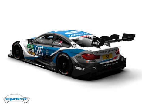 BMW M4 DTM - Team RBM, Philipp Eng (AUT) - Seite links