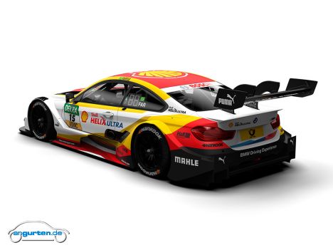 BMW M4 DTM - Team RMG, Augusto Farfus (BRA) - Seite links