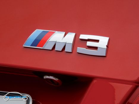 BMW M3, Typenschild