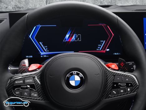 BMW M3 Touring - Kombiinstrument (digitale Instrumententafel im BMW OS 8)