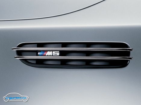 BMW M5, Lufteinlässe