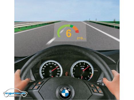 BMW M5, On Screen Display