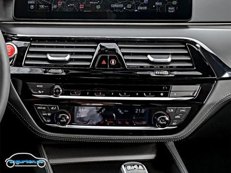 BMW M5 Facelift 2021 - Klimaanlage, Radio