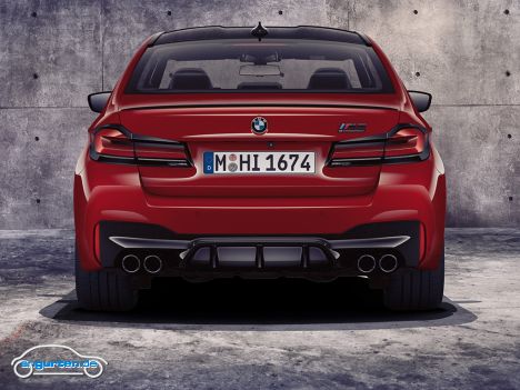 BMW M5 Facelift 2021 - Heckansicht