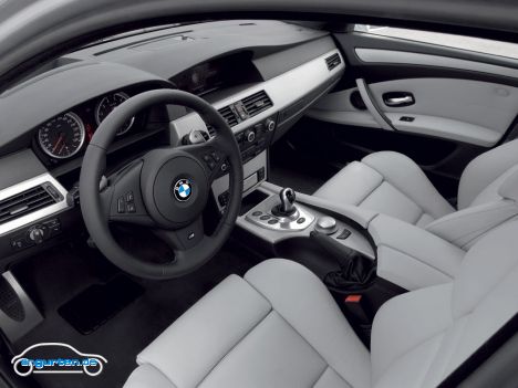 BMW M5 Touring, Innenraum - Vordersitze
