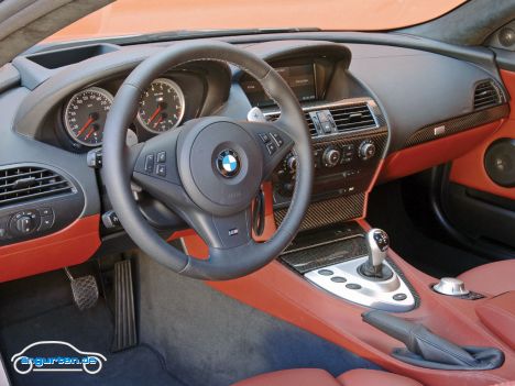 BMW M6, Cockpit