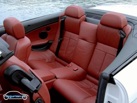 BMW M6 Cabrio, Sitze im Fond
