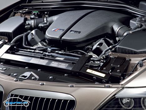 BMW M6 Cabrio, Motorraum