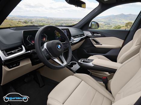 BMW X1 (2022) - Das räumt den Innenraum natürlich noch mal erheblich auf.