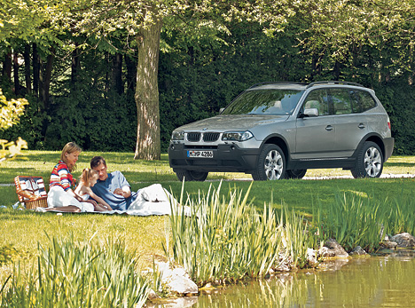 BMW X3, Familienausflug