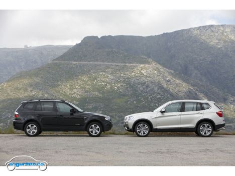 BMW X3 - Der neue und der alte X3 im Vergleich