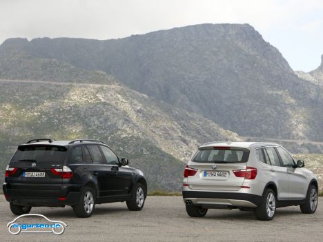 BMW X3 - Der neue und der alte X3 im Vergleich
