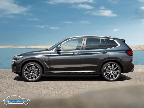 BMW X3Facelift 2021 - Seitenansicht