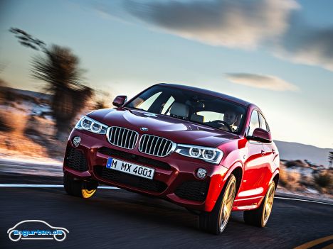 BMW X4 - Die Studie in blau hat uns zwar ein klein wenig besser gefallen, aber BMW hat hier ein ordentliches Auto hingestellt.