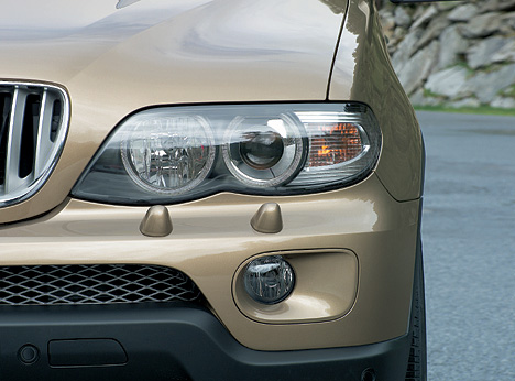 BMW X5, Frontscheinwerfer detail