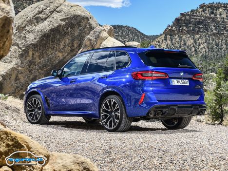 BMW X5 M (F95) - Der holt aus seinem V8 diesmal stolze 600 PS bzw. in der Competition Version ganze 625 SP heraus.
