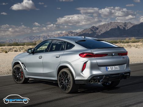 BMW X6 M (F96) Facelift 2023 - Am Heck gibt es kaum Veränderungen.