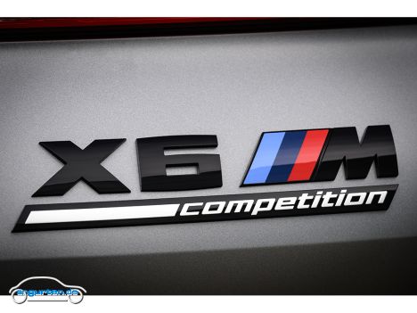 BMW X6 M (F96) Facelift 2023 - Schriftzug X6 M Competition