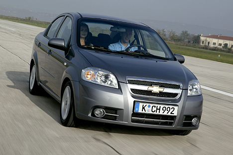 Chevrolet Aveo - die Variante mit 4 Türen