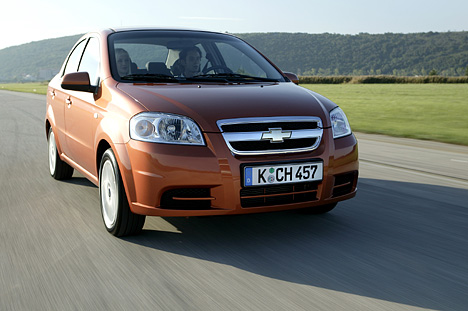 Chevrolet Aveo - Fahraufnahme