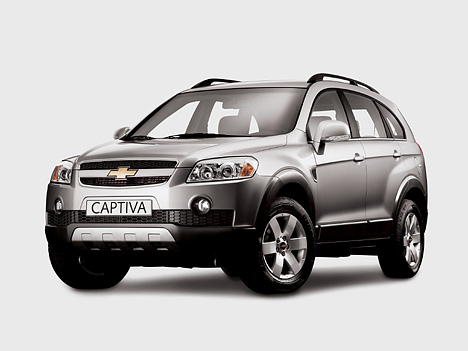 Chevrolet Captiva - Studioaufnahme von vorne