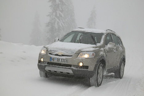 Chevrolet Captiva - Schneefahr-Spezialist