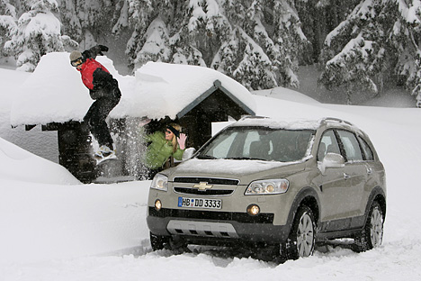 Chevrolet Captiva - im Wintereinsatz