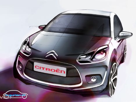 Citroen C3 - Designskizze