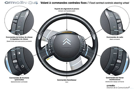 Citroen C4 - Multifunktionslenkrad Citroen C4 - Multifunktionslenkrad