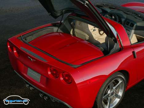 Corvette C6 - ... Im Kofferraum zu verstauen