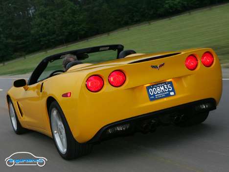 Corvette C6 Convertible - Heck