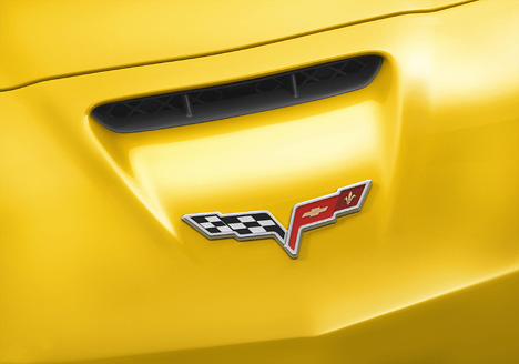 Corvette Z06, Detail: Lifteinlass am Kühler