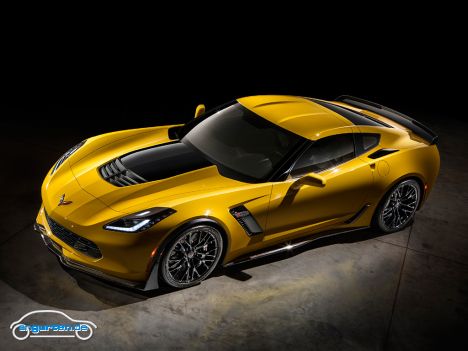 Corvette Z06 2015 - Stark, stärker, Corvette. Mit 625 PS aus einem 6,2 Liter V8 Motor ist sie die stärkste Neuvorstellung auf der NAIAS 2014.