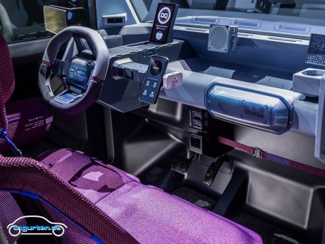 Dacia Hipster Concept 2025 - Konnektivität mit allen heutigen Funktionen.