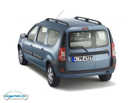 Dacia Logan Kombi, Heckansicht