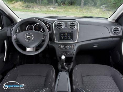 Dacia Sandero - Der Innenraum folgt der aktuellen Gestaltung der anderen Dacia Modelle.