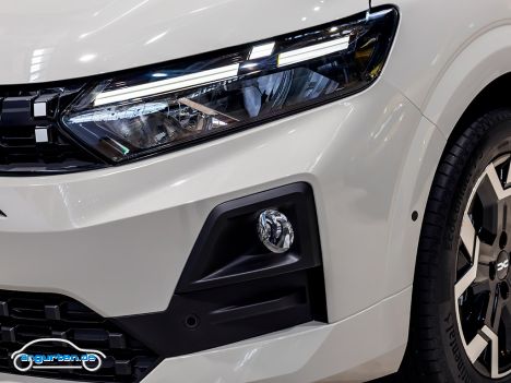 Dacia Sandero Facelift 2026 - Scheinwerfer Detail