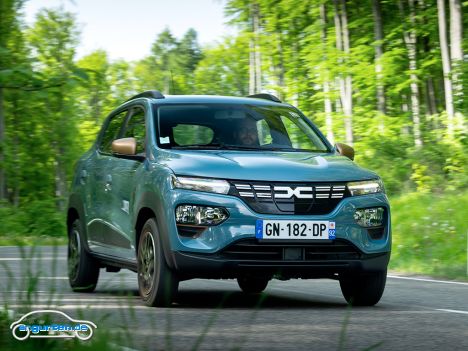 Der Dacia Spring Electric - Frontansicht