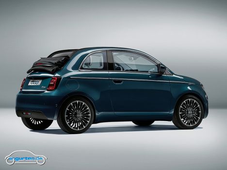 Der neue Fiat 500 - Er hat eine Reichweite von bis zu 320 km nach WLTP-Zyklus.